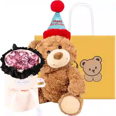 柏文熊 礼物熊 动物 玩偶 毛绒公仔