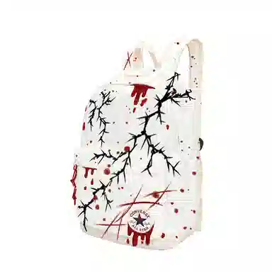 Converse Logo Backpack White Red