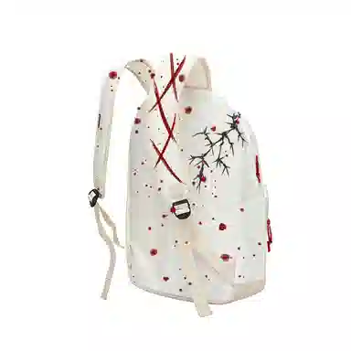 Converse Logo Backpack White Red