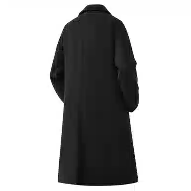 SANTASTIC Classic Double-Breasted Wool Coat
