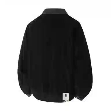 布客行 轻奢老钱风高级感潮服硬挺重磅美式复古高街工装雅痞机车机能风美拉德防寒秋冬保暖皮衣夹克 男女同款