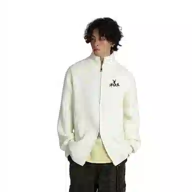 洋气先生 美式洋气潮牌时尚潮流简约大方软糯舒适外穿纯色双拉链头设计宽松上衣长袖日常通勤甜美酷帅无性别主义休闲百搭针织衫 男女同款