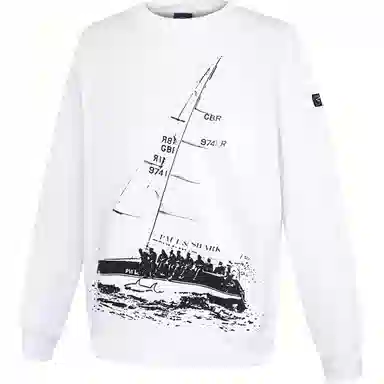 Paul & Shark Yachting Crewneck Sweatshirt White