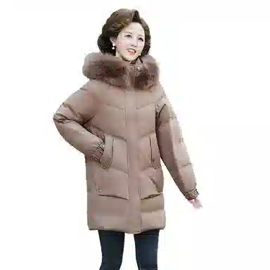 雅鹿 优雅中年妈妈装外套冬季羽绒服 女款