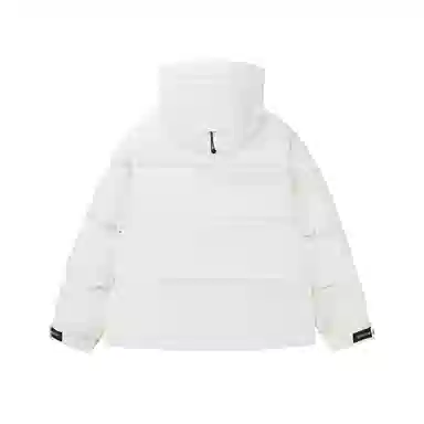 鸭鸭 冬季连帽外套经典袖标印花时尚设计潮流休闲百搭防风防寒户外运动通勤蓬松舒适保暖棉衣羽绒服 男女同款