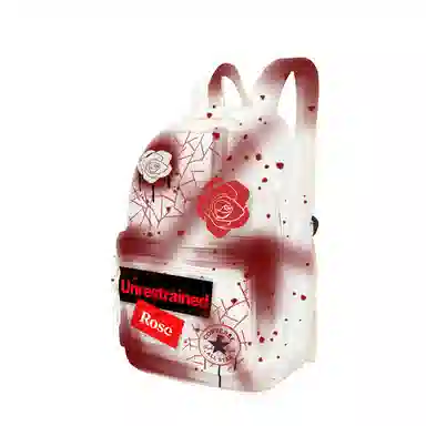 Converse Logo Backpack White Red