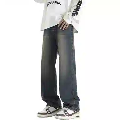 TFU Vintage Washed Loose Jeans