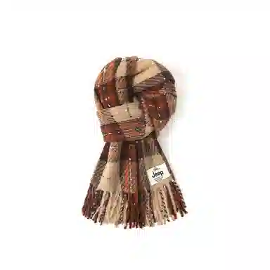 Jeep Dopamine Plaid Scarf