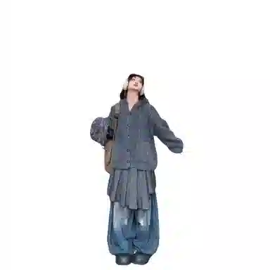 望莱仕 简约舒适时尚连帽针织衫 女款