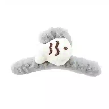 希铃 可爱毛绒 聚酯纤维 发夹 女款