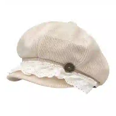 木林森 日系复古艺术画家古早高级感慵懒风氛围感休闲百搭 棉 贝雷帽 男女同款情侣款