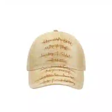 艾佳微 个性小众涂鸦遮阳帽深顶百搭大头围显脸小运动字母 棉 鸭舌帽 男女同款情侣款