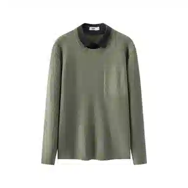 森马 假两件衬衫领毛衫 男款