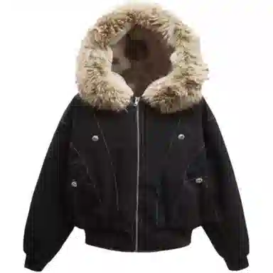 望莱仕 冬季美式工装舒适休闲棉服 女款