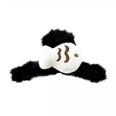 希铃 可爱毛绒 聚酯纤维 发夹 女款