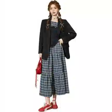 法文箱子 高级感小个子中长款西装 女款