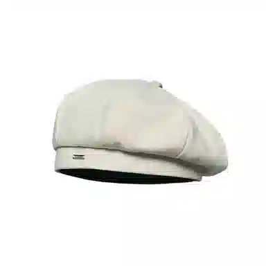 杨同学 经典纯色毛呢金属小标显脸小 涤纶 贝雷帽 女款