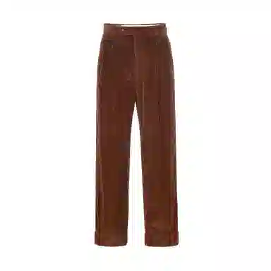 Gucci SS22 Corduroy Trousers Brown