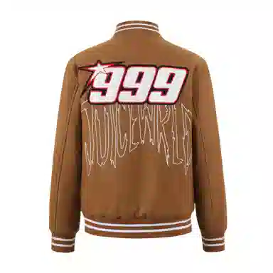 Juice Wrld FW25 Rebirth Eye Wool Baseball Jacket