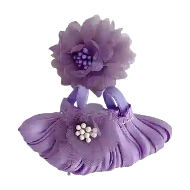 图米鱼 流光裙 迷你粉紫白心底密码 娃衣着替