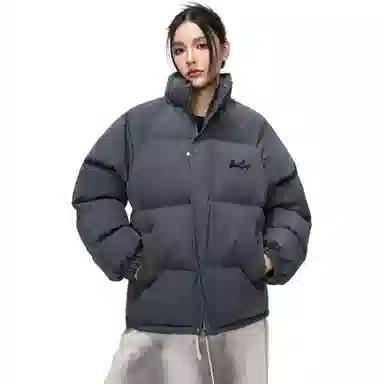 【扎染面包服】布客行 美式复古立领宽松休闲百搭高级感时尚街头基础通勤加厚保暖防泼水防污做旧废土风无性别主义冬季棉袄棉服 男女同款