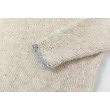 欧迪芬 美式圆领复古简约慵懒英伦时尚保暖舒适百搭纯色常规青春活力风毛衣 男女同款