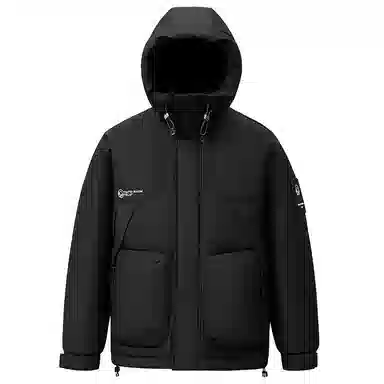 鸭鸭 休闲百搭短款时尚加厚鸭绒羽绒服 男款