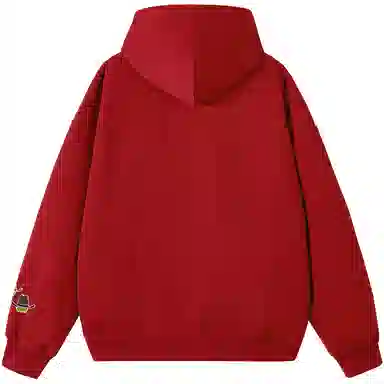 阿凡迪 【重磅华棉】美式嘻哈街头基础款可爱卡通滑板像素风潮牌字母高街简约高级感校园日常通勤百搭无性别开衫拉链连帽卫衣 男女同款