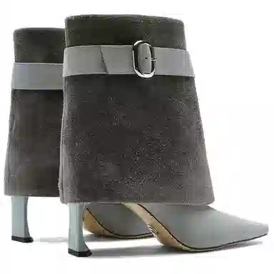 Nine West Neil Heel Ankle Boots 8cm