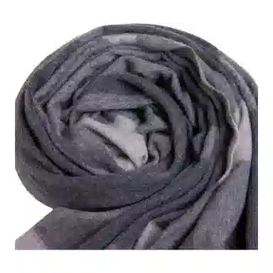 红豆 柔软细腻时尚百搭格纹 羊绒 绒线围巾 男女同款情侣款