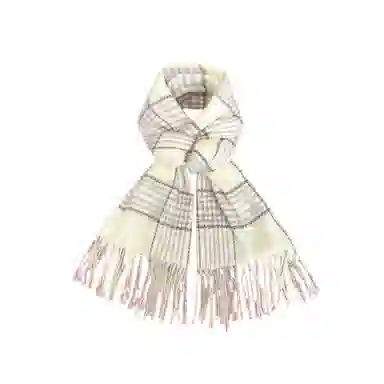 北极绒 韩版时尚秋冬加厚保暖流苏氛围感百搭围脖 聚酯纤维 绒线围巾 男女同款情侣款