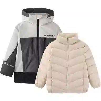 雅鹿三合一羽绒服 两件套