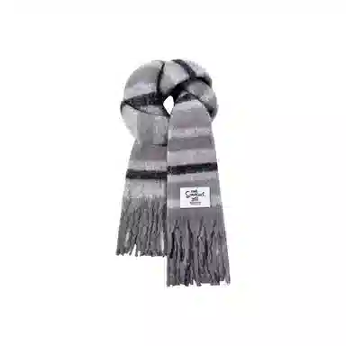The Simpsons Plaid Gradient Scarf