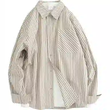 Gongnu Casual Striped Shirt