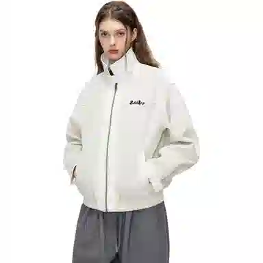 布客行 蟒纹拼皮仿兔绒哈灵顿轻奢老钱风高级感潮服硬挺重磅美式复古高街工装雅痞机车机能风美拉德防寒秋冬保暖皮衣夹克 男女同款