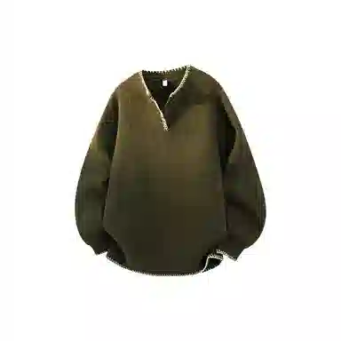 欧迪芬 美式圆领复古简约慵懒英伦时尚保暖舒适百搭纯色常规青春活力风毛衣 男女同款