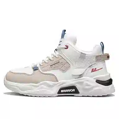 Warrior High Top Casual Sneakers Khaki