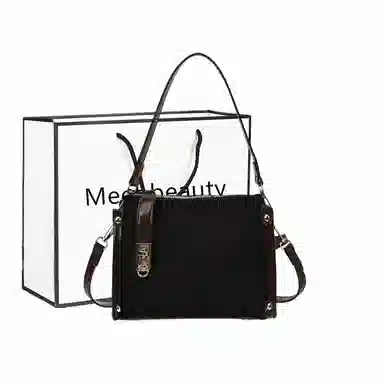 菲姿卓尔 小众复古时尚百搭通勤斜挎包 毛呢 单肩包 常规 女款 多色