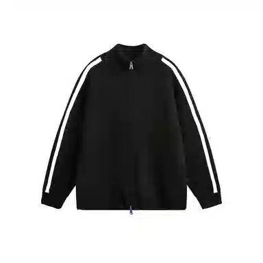 欧迪芬 高领美式风格简约慵懒风撞色图案舒适亲肤百搭双杠条时尚潮流毛衣 男女同款