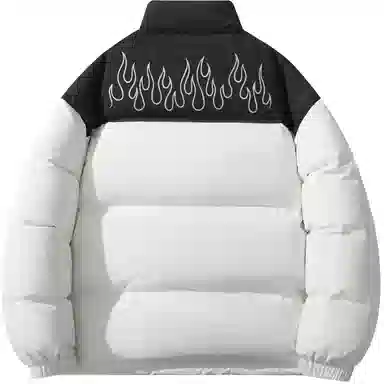 ROBINHOOD Flame Logo Down Jacket