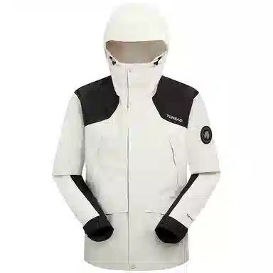 探路者  户外休闲徒步  防风防水冲锋衣 男款