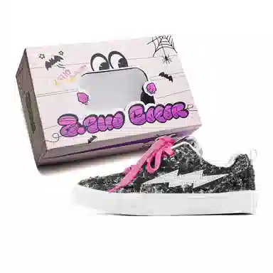 Z.SUO Black Low-Top Sneakers