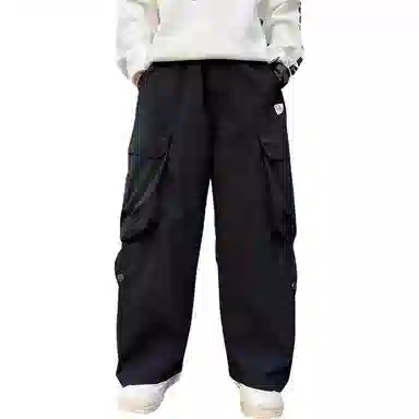 黑恐龙牛仔裤 宽松潮痞帅气