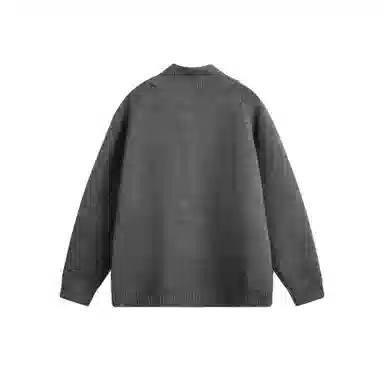 欧迪芬 高领美式风格简约慵懒风撞色图案舒适亲肤百搭双杠条时尚潮流毛衣 男女同款