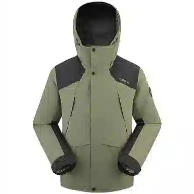 探路者  户外休闲徒步  防风防水冲锋衣 男款