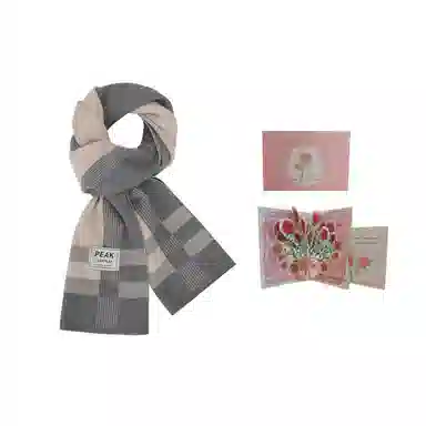 匹克 轻盈无感  穿戴舒适 聚酯纤维 绒线围巾 男款