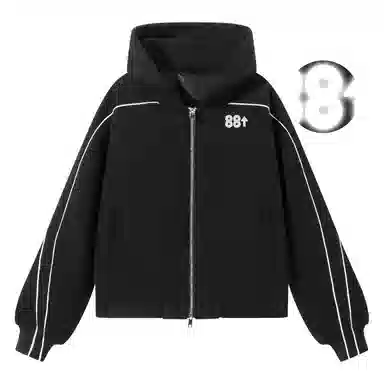 88rising Retro Striped Logo Sweatshirt