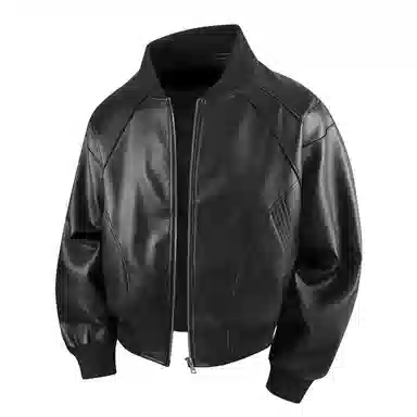 SNOW FLYING Pilot PU Leather Jacket