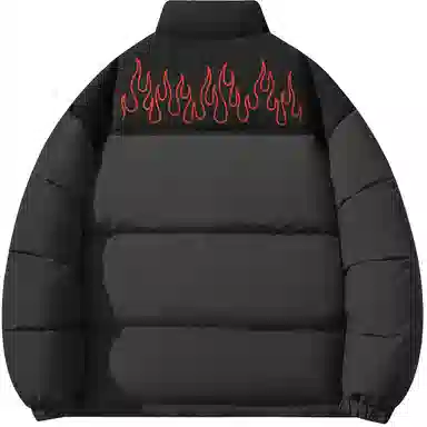 ROBINHOOD Flame Logo Down Jacket