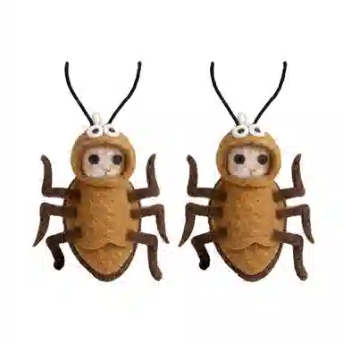 一点潮玩 蟑螂材料 创意萌趣 可爱小强 其他手工制作